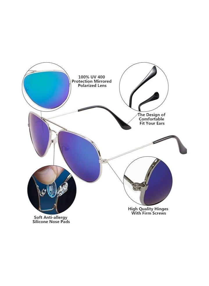 Oasisgalore Kids Aviator Sunglasses UV Protection Aviator Sunglasses for Little Girls Boys Age 2-9 - Image 4