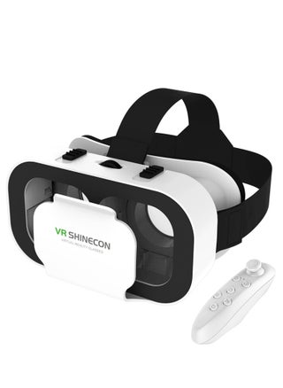 VR Headset,3D VR Glasses Virtual Reality Headset for iPhone & Android with Controller, Compatible 4.7-6.5 inch, Adjustable Universal Virtual Reality Goggles for Kids & Adults - pzsku/ZECED720F3DE4BA3EF69BZ/45/1745219775/be336417-65ca-49aa-ba55-9bdb8c9e0b33