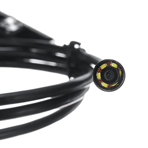 MatLogix 5.5mm/7mm 5 Meters Waterproof Mini Endoscope USB Wire Snake Tube Inspection Borescope Camera Compatible with Android Smartphone PC - Image 2