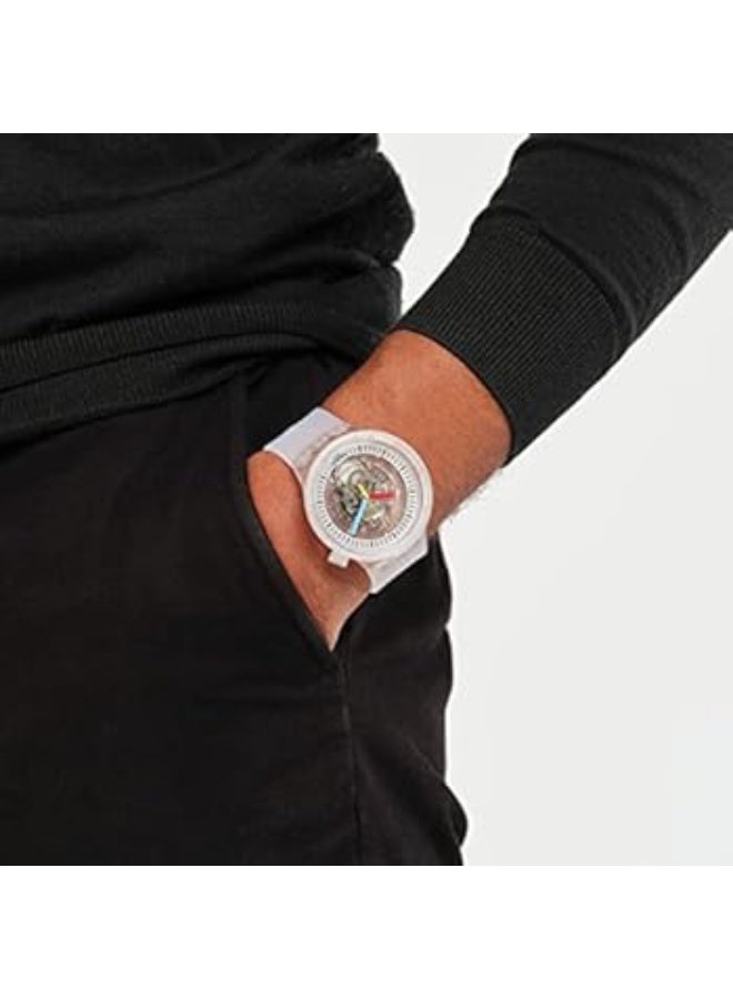 Swatch سواتش بوضوح جريء SB01K100 للجنسين - Image 2