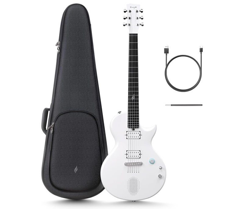 Enya Nova Go Sonic Electric Guitar - White - Image 5