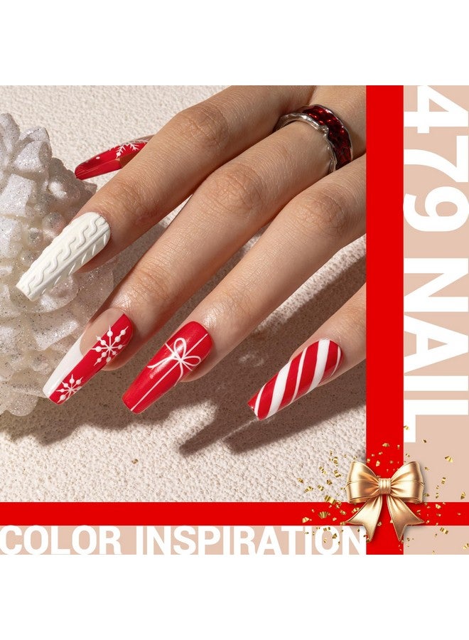 MelodySusie Thick White Gel Nail Polish,15ML Snow White Color Soak Off UV LED White Gel Polish Christmas Gift for Women Nail Art Manicure Salon DIY Nail Design Decoration at Home-479 - Image 2