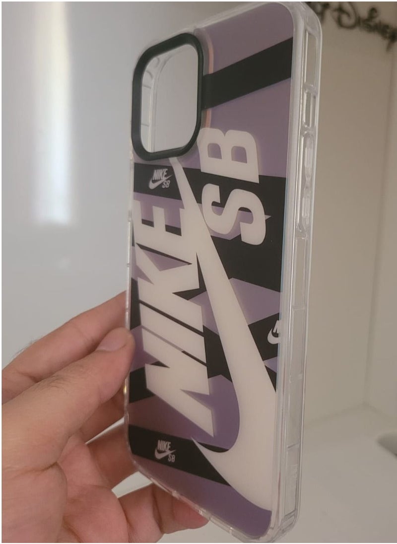 Creative case for iPhone 12 Pro max multi colour nike design