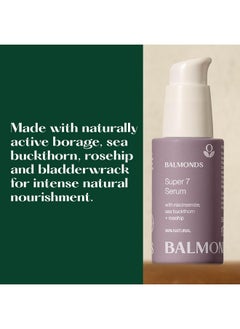 Balmonds Balmonds Super 7 Serum - 99% natural facial serum with features seven hero ingredients to boost skin health and resilience, giving dry, fragile, or depleted skin a daily dose of goodness.  - Image 3