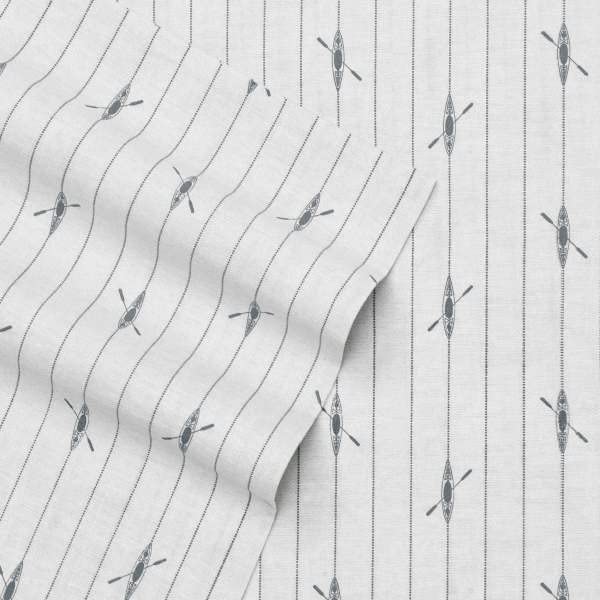 Eddie Bauer Eddie Bauer - Twin Sheets  Cotton Percale Bedding Set  Crisp & Cool Home Decor  Dorm Room Essentials (Downstream  Twin)  - Image 4