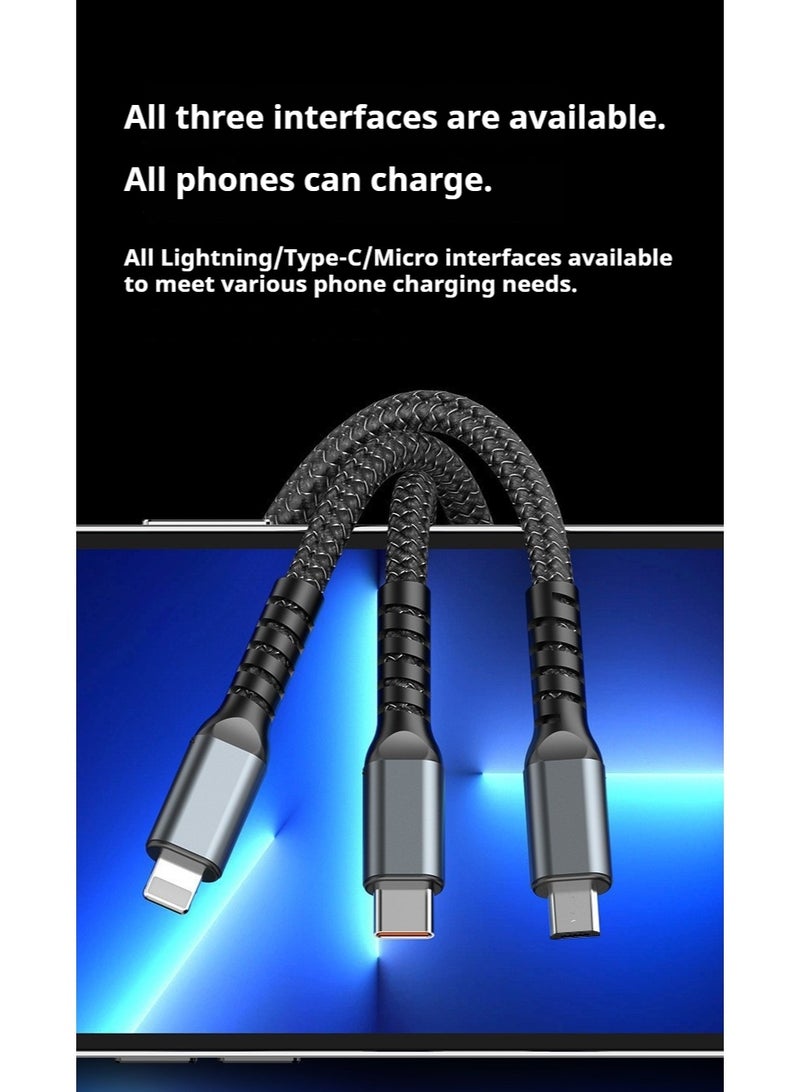 130W Super Fast Dual-Port Car Charger with 100W 3-in-1 Cable – PD 100W for Laptop & USB-A 30W, Intelligent Voltage Regulation for All Vehicles 12V-24V - Image 5