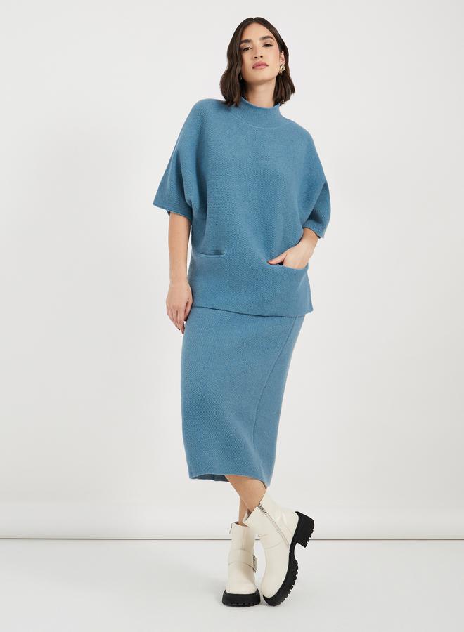Styli Oversized Knit Sweater & Midi Skirt Co-Ords - Image 1