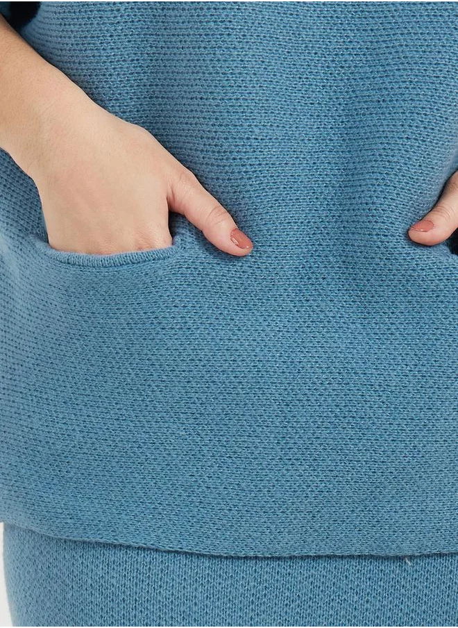 Styli Oversized Knit Sweater & Midi Skirt Co-Ords