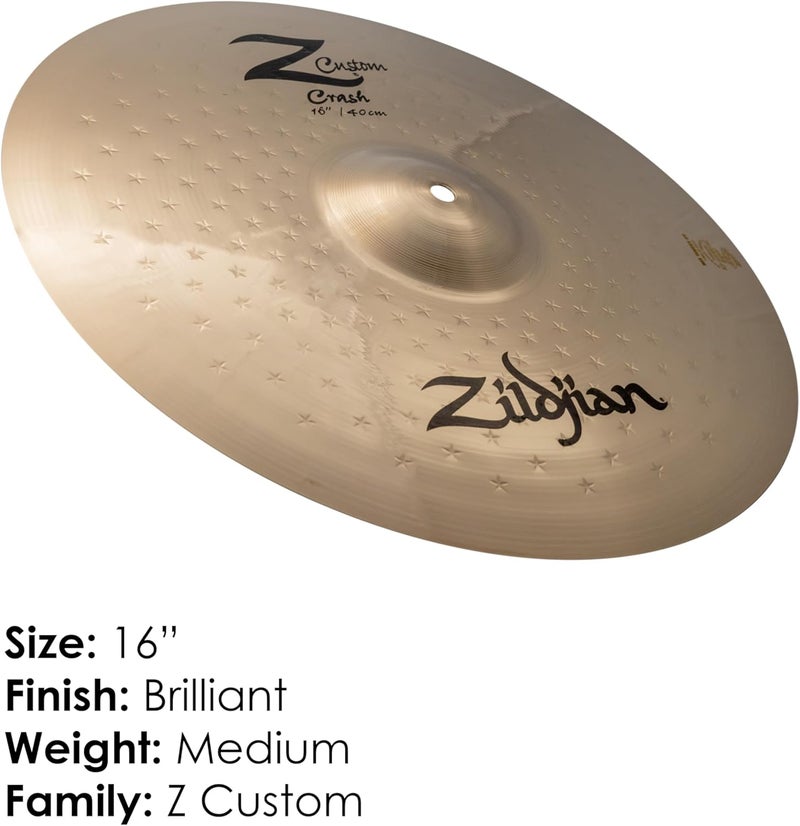 Zildjian Z Custom Crash Cymbal - 16 Inch - Image 2