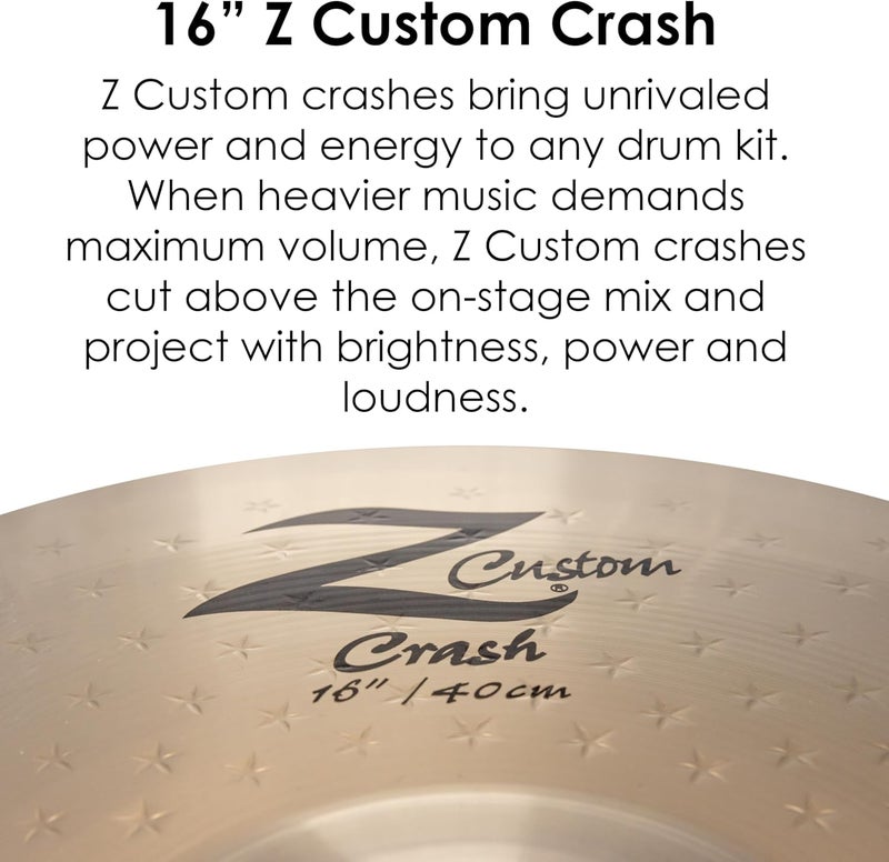 Zildjian Z Custom Crash Cymbal - 16 Inch - Image 3