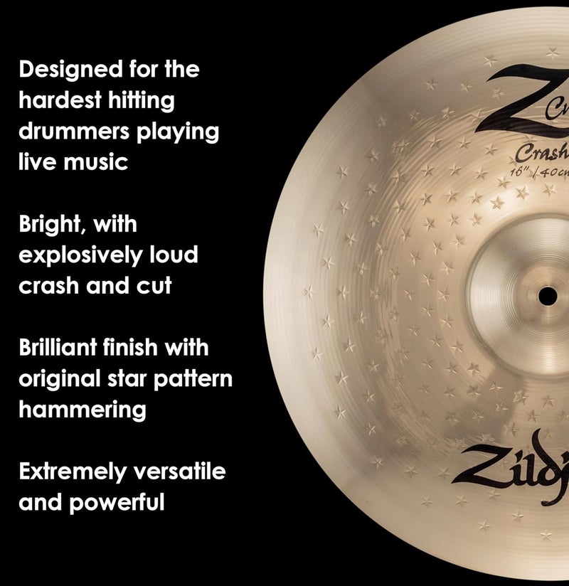 Zildjian Z Custom Crash Cymbal - 16 Inch - Image 5