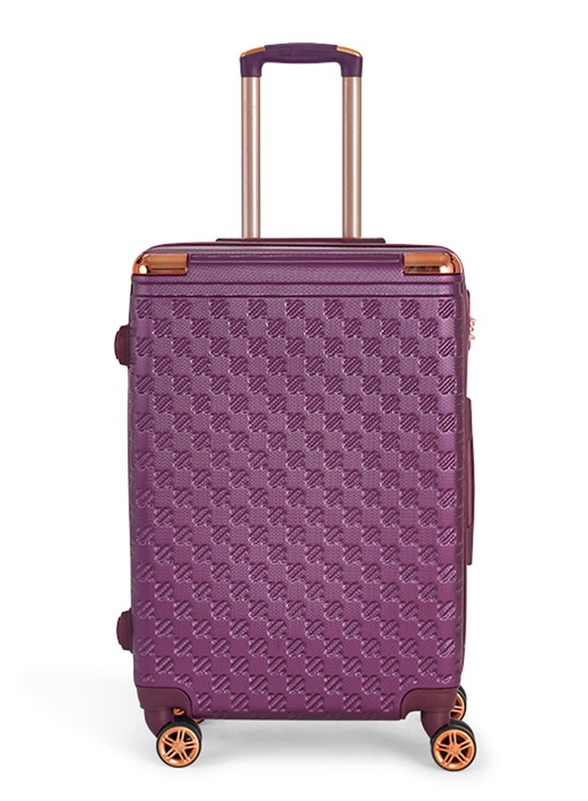 ليمرا طقم شنط سفر مكون من 5 حقائب أمتعة بـ 4 عجلات بتصميم حديث عنابي - Image 4