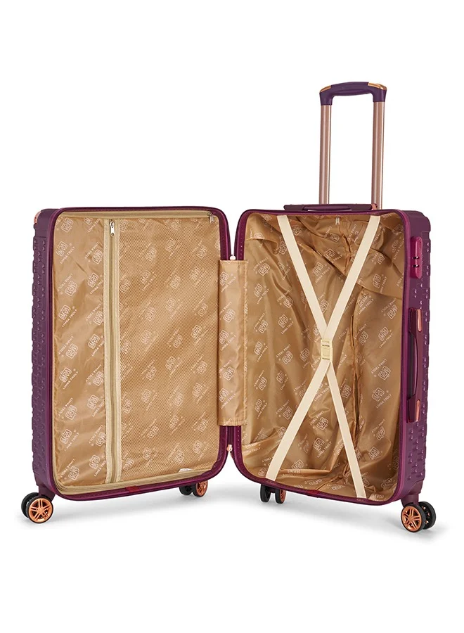 LIMRA Luggage set 5 pieces travel Bags with a distinctive design from limra maroon