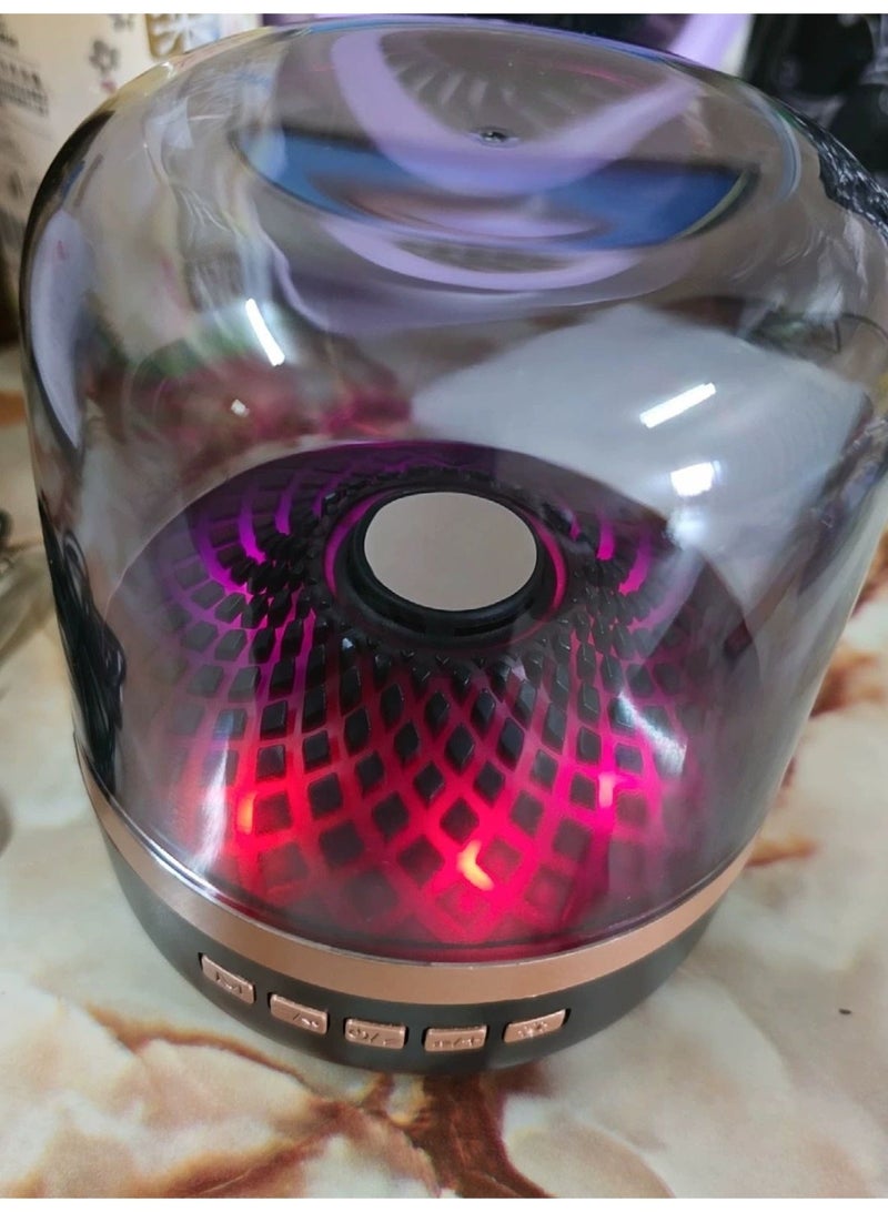 SADA RGB Wireless Bluetooth Speaker High Volume Color Glass Subwoofer Small Home Audio Speaker for Parties And Events - Image 5
