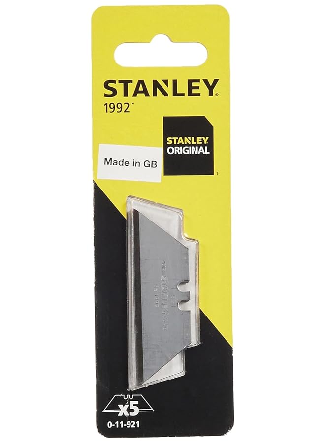 Stanley 5 Pieces Carded Heavy Duty Knife Blade 0 11 921  - Image 1