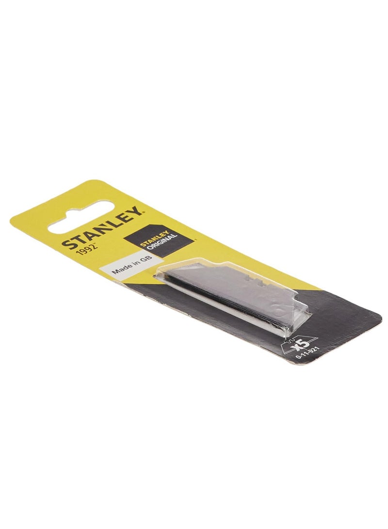 Stanley 5 Pieces Carded Heavy Duty Knife Blade 0 11 921  - Image 2