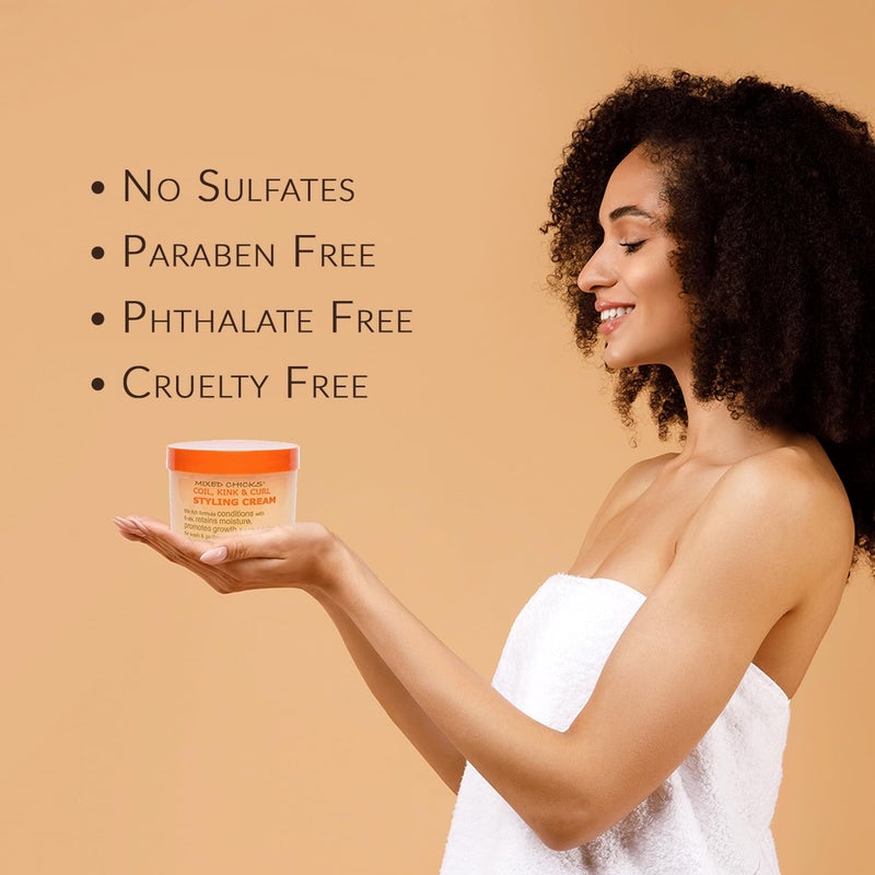 Mixed Chicks Coil, Kink & Curl Styling Cream, 12 Fl. Oz - Image 4