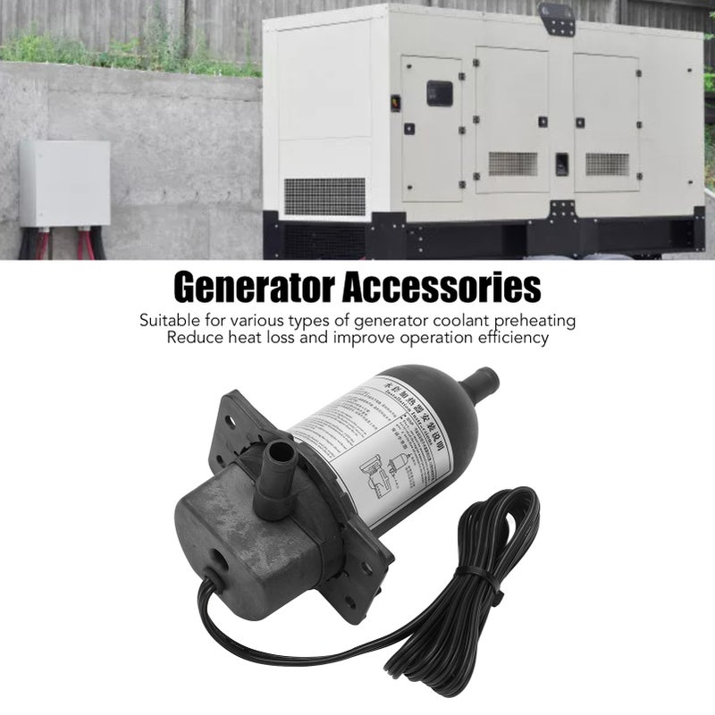 Generator Water Heater Self Circulation High Efficiency 500W Circulation Engine Water Preheater for Coolant 240V - Image 3