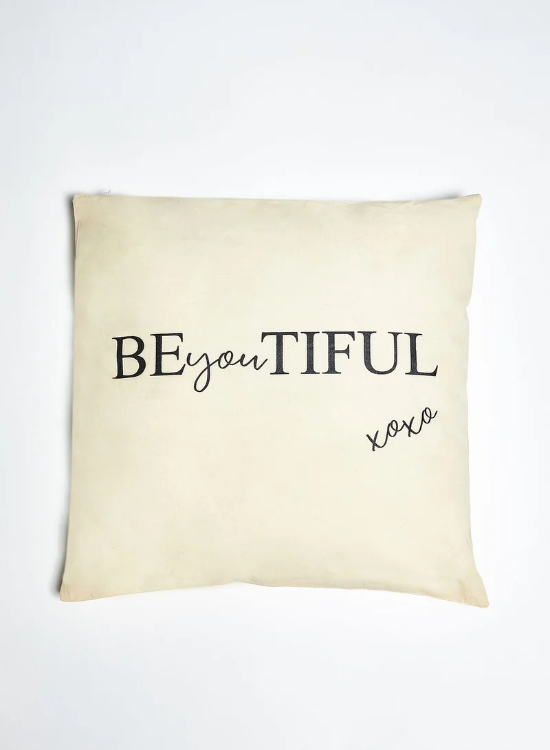 AURORA BeYOUtiful Slogan Cushion 45x45xm
