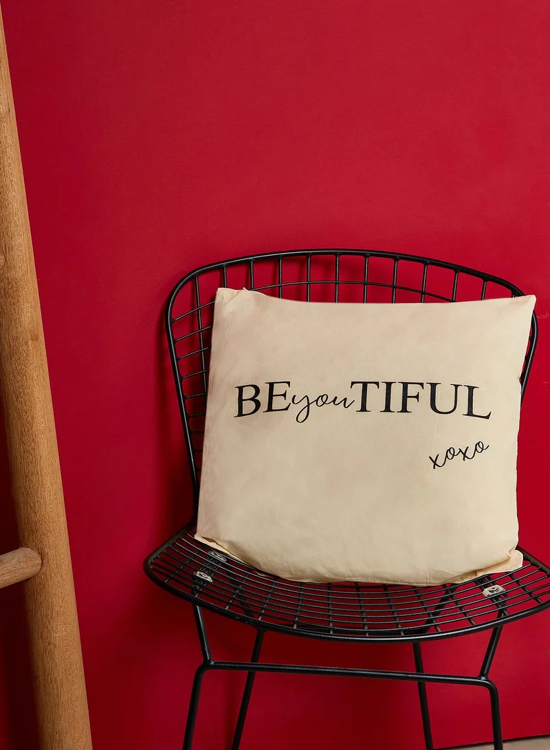 AURORA BeYOUtiful Slogan Cushion 45x45xm