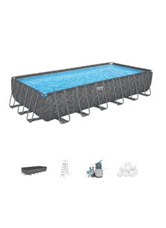Bestway Bestway APX365 Rectangular Pool 7.32mx3.66mx1.32m  - Image 1