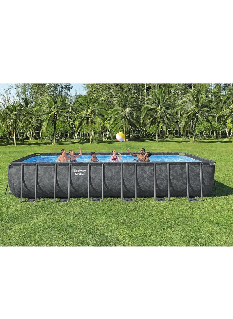Bestway - Bestway APX365 Rectangular Pool 7.32mx3.66mx1.32m - Image 1