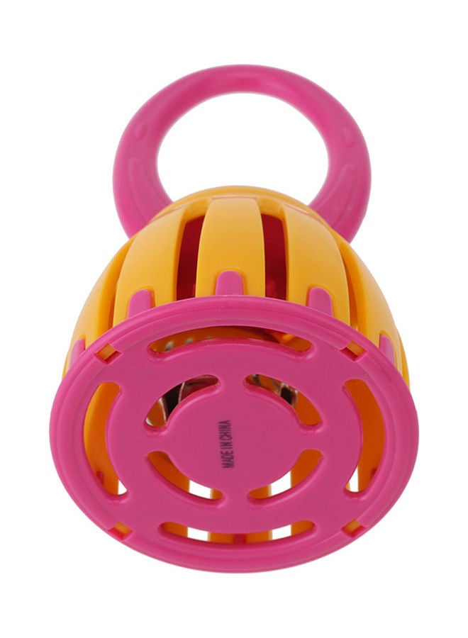 Mini Handled Cage Bell Rattle Percussion Musical Instrument Educational Toy - Image 2