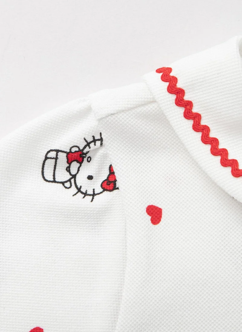 Balabala White Toddler Girls Round v-neck short-sleeved T-shirt for Women | Best Price UAE