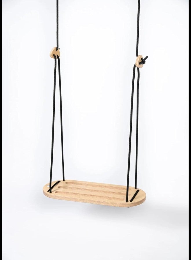DEAL NUT Single Seater Swing Chair, Wooden Hanging Swing Jhula for Kids, Adjustable Rope Chair Seat Swing for Garden, Indoor, Outdoor. Swing Set for Children, Adult Kids. (Single Seater Swing) - Image 5