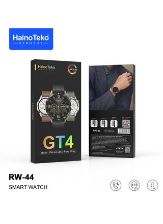 GT4 smart watch from screen, powerful battery that lasts for 5 days, fast charging, supports calls and wireless charging, with 3 different straps - pzsku/ZECEE32B83F0183880E79Z/45/_/1716037481/0625f2dc-230c-4ea8-8f4b-5b11ada5c860