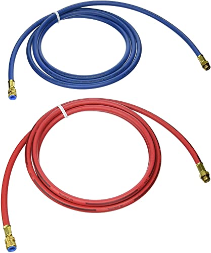Robinair 34722 Replacement 9' Long Red and Blue R-134a Enviro-Guard Hose Set for 34788, 34288, and 34134Z RRR Machines - Image 5