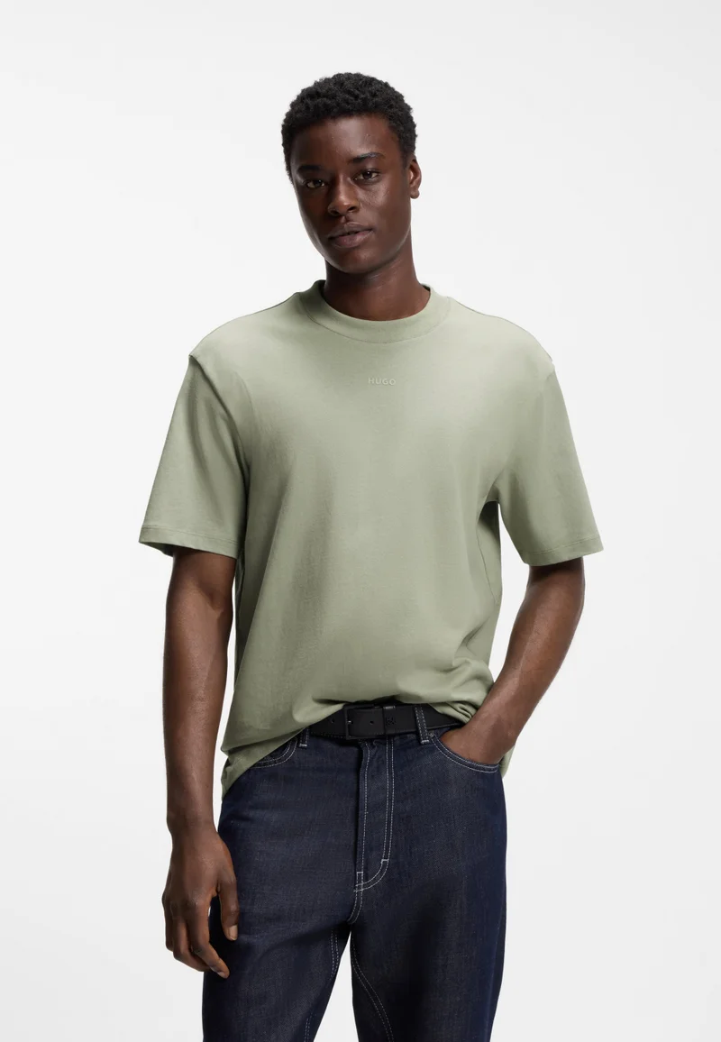 Relaxed-fit T-shirt in cotton with logo print