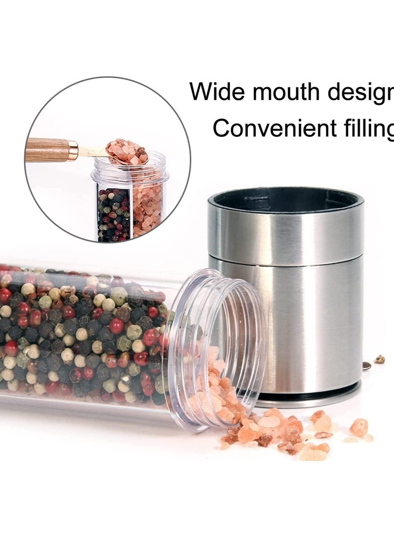 أوزيغالور مطحنة ملح وفلفل 2 في 1 - مع تحكم يدوي بدرجة الطحن للاستخدام المنزلي والخارجي - Image 3