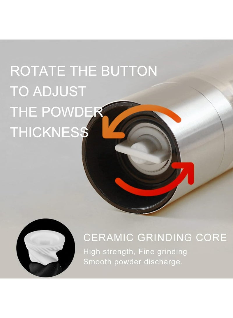 أوزيغالور مطحنة ملح وفلفل 2 في 1 - مع تحكم يدوي بدرجة الطحن للاستخدام المنزلي والخارجي - Image 4