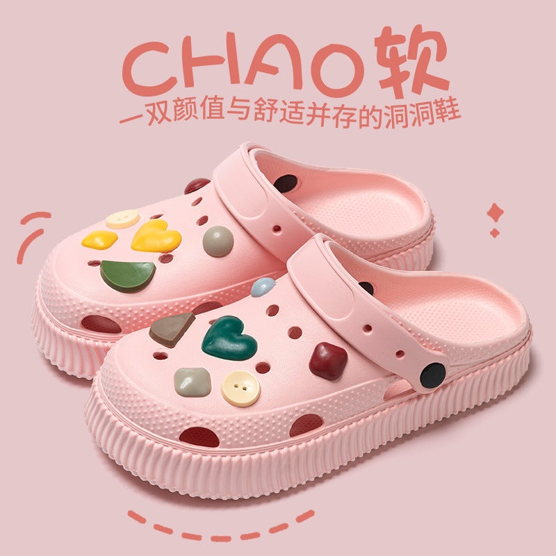 Croc Shoes For Girls, Outer Wear For Couples, Baotou Slippers, Women'S Sandals, Women'S Home Shoes, Women'S Sandals, Men'S Clogs, Men'S Clogs - Image 4