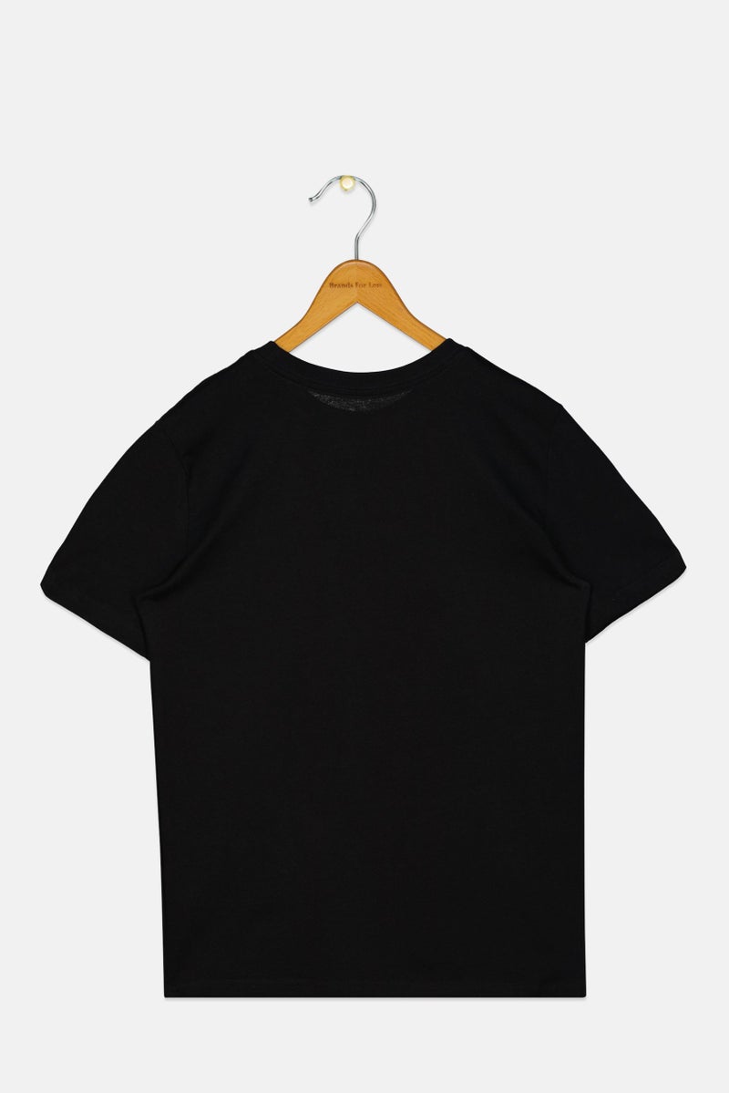 PUMA Kids Boy Crew Neck Short Sleeve Outdoor T-Shirt, Black - Image 3