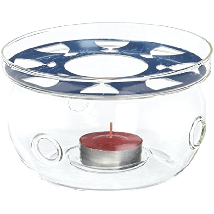 Happy Sales Glass Teapot Warmer Heat Proof High Quality Glass Clear - Image 1