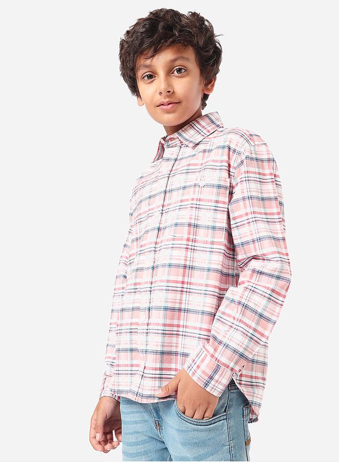 ليل بيكس قميص بطبعة مربعات وأكمام طويلة - Image 3