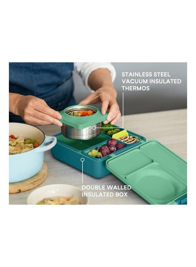 Omie Dip Containers Set 2Pcs - Blue & Lime