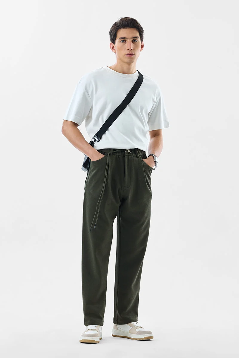 SNITCH Baggy Fit Stretch Trousers