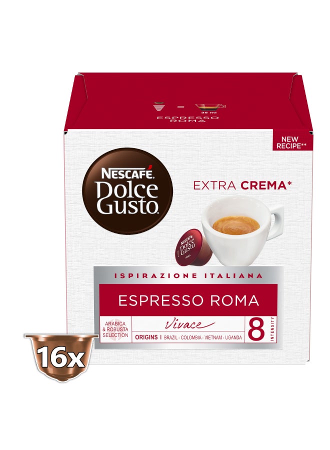 Nescafe Dolce Gusto Espresso Roma 16 Capsules 99.2grams - Image 2