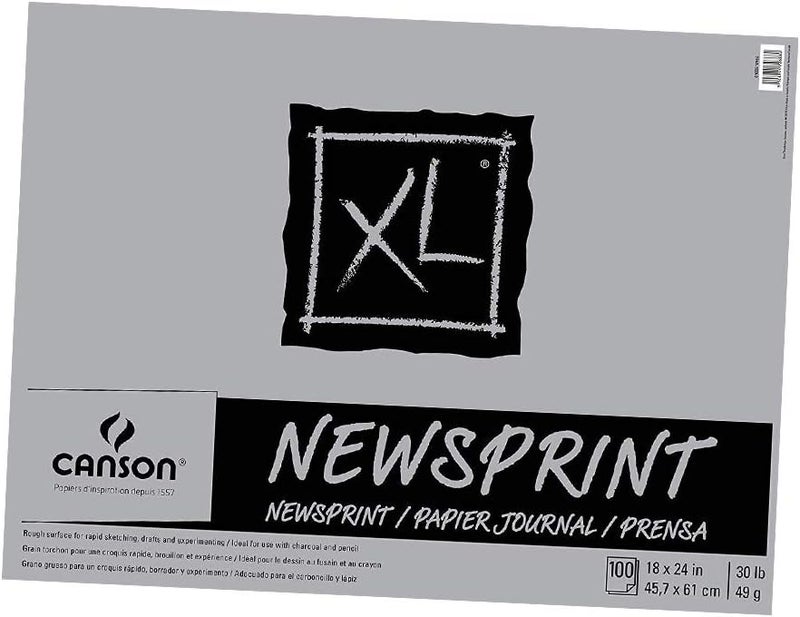 Canson Biggie Newsprint Pad  18 x 24 Inches  100 Sheet Pad - Image 1