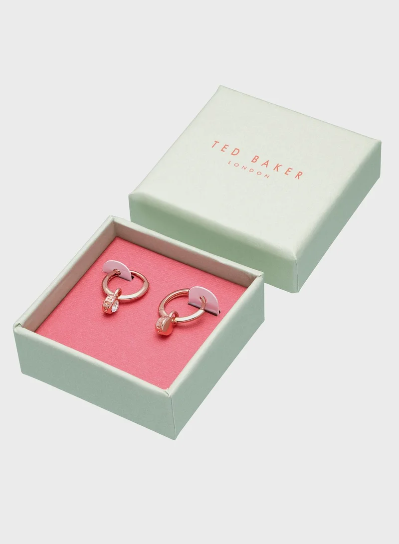 Ted Baker Sinalaa Crystal Huggie Earrings