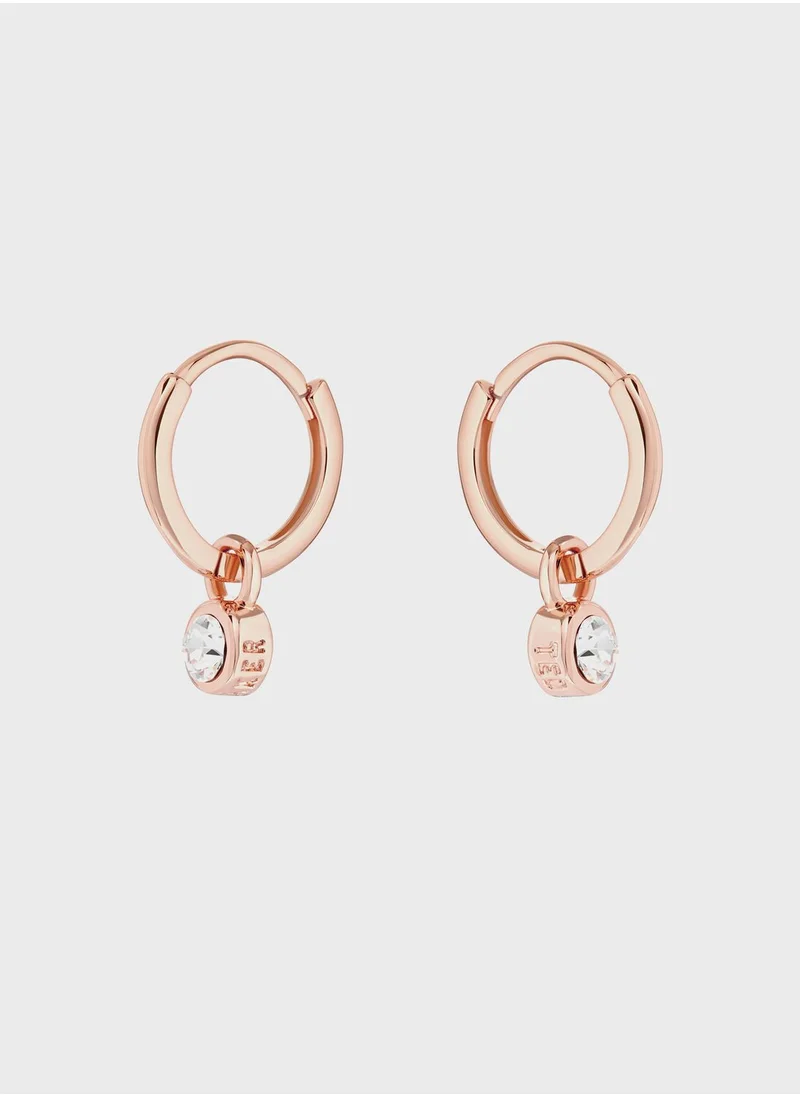 Ted Baker Sinalaa Crystal Huggie Earrings