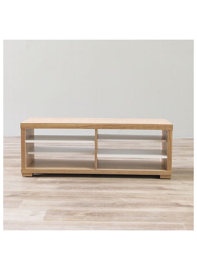 DANUBE HOME Lilo Coffee Table Multifunctional Living Room Desk Space Saving Center Table Modern Design Furniture For Home Living Room L 110 x W 40 x H 40 cm Sonoma Oak  - Image 3