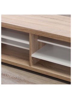 DANUBE HOME Lilo Coffee Table Multifunctional Living Room Desk Space Saving Center Table Modern Design Furniture For Home Living Room L 110 x W 40 x H 40 cm Sonoma Oak  - Image 4