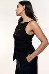 اتش اند ام Tapered-waist waistcoat