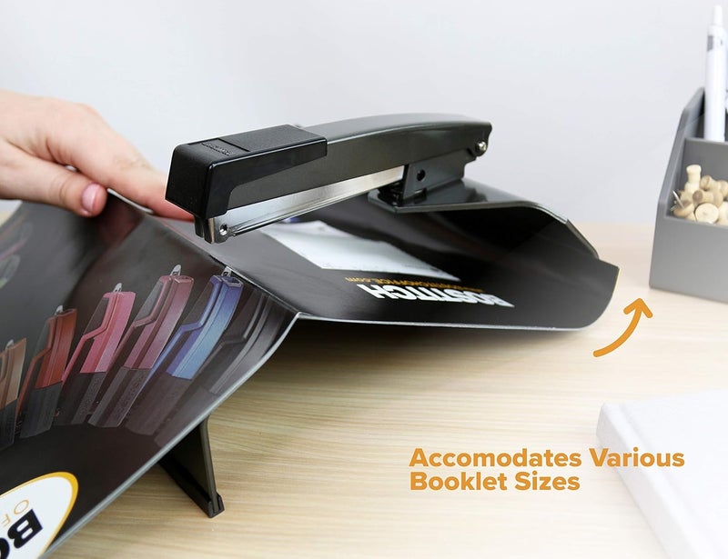 Bostitch دباسة كتيب بدون انغلاق للمكتب، 20 ورقة، تقنية بدون انغلاق، سوداء (B440SB) - Image 2