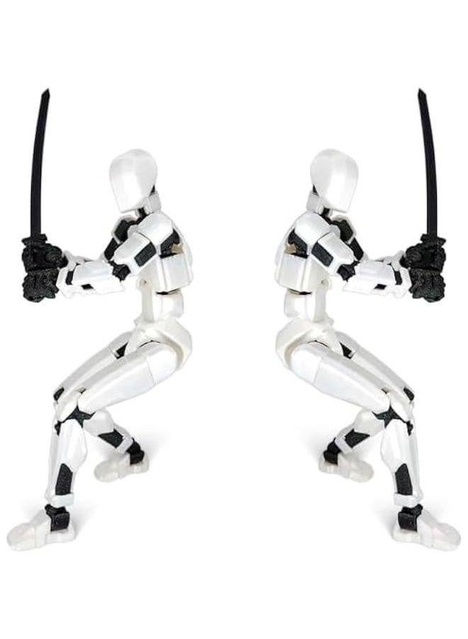 Lucky Dummy T13 Figure, 3D Printed Multi-Articulated Robot, Titan 13 Action Mannequin Activity Model Full Body  - Image 2