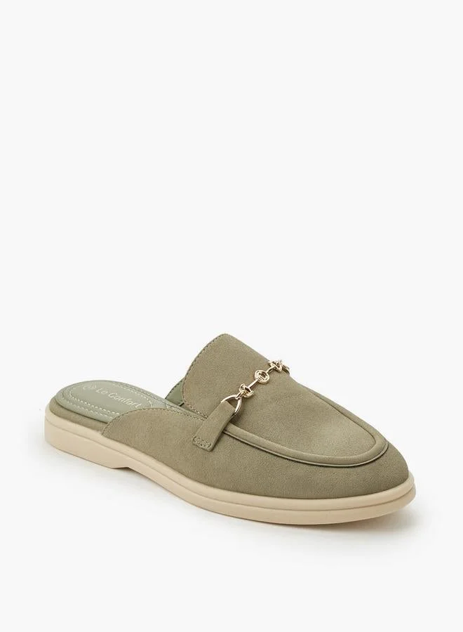 لو كونفورت Women Metallic Detail Mules